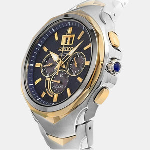 Coutura Men Quartz Blue Dial Chronograph Stainless Steel Watch SSC642P1