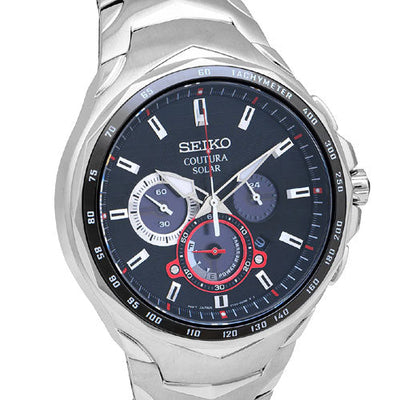 Seiko Coutura Black Dial Men 45.5mm