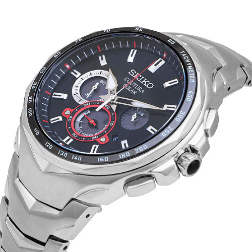 Seiko Coutura Black Dial Men 45.5mm