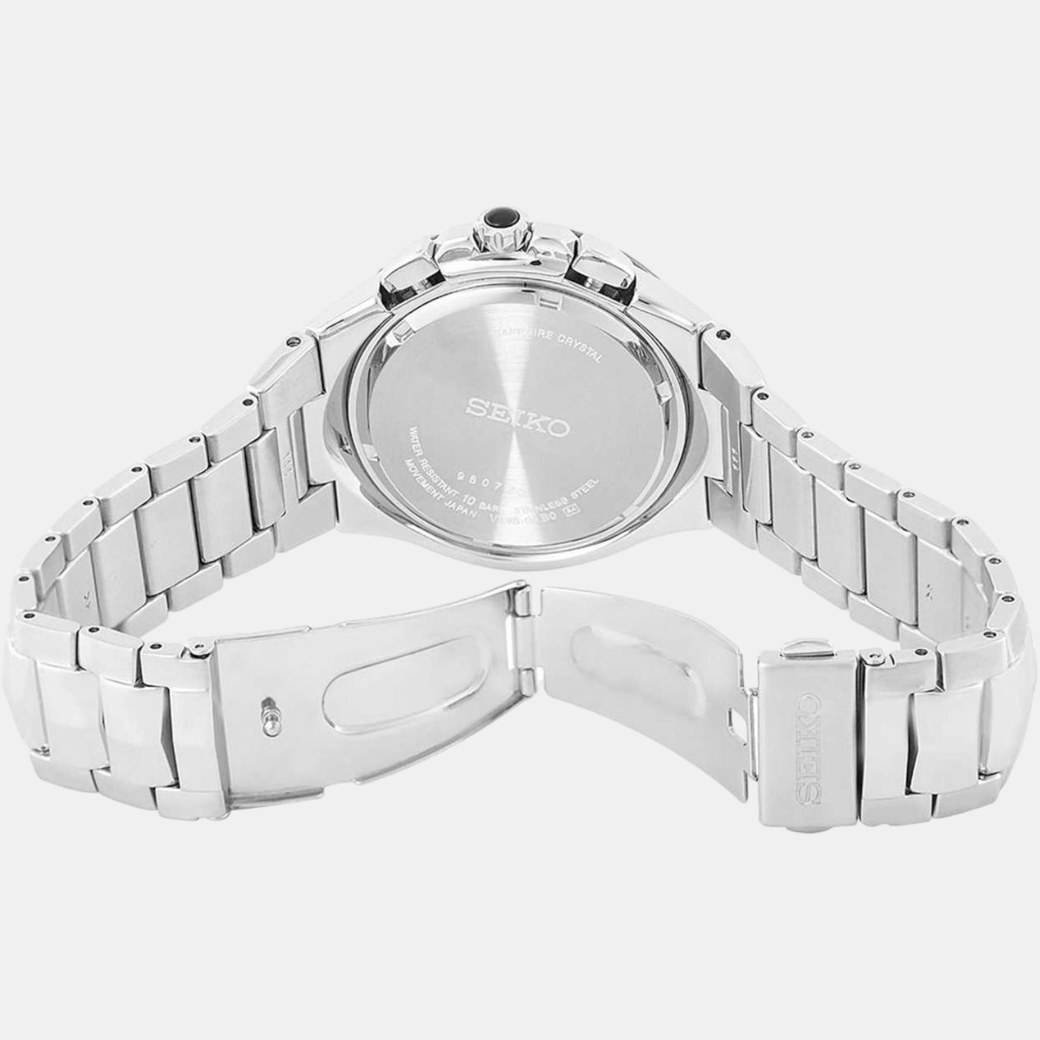 Coutura Men Quartz Two Tone Dial Chronograph Stainless Steel Watch SSC763P1