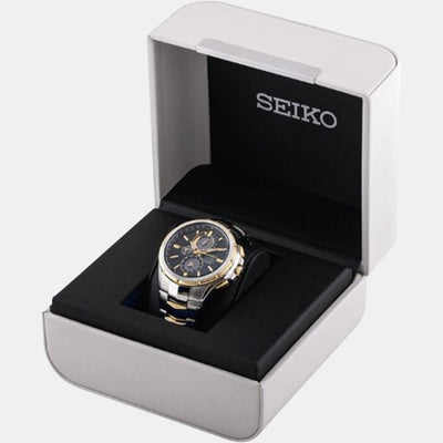 Coutura Men Solar Green Dial Chronograph Stainless Steel Watch SSC764P1