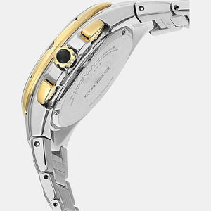 Coutura Men Quartz Black Dial Analog Stainless Steel Watch SSC798P1