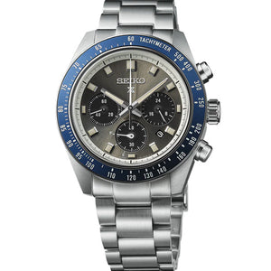 Seiko Prospex Grand Touring Solar Speedtimer Chronograph Grey Dial Men 41.4mm SSC939P1