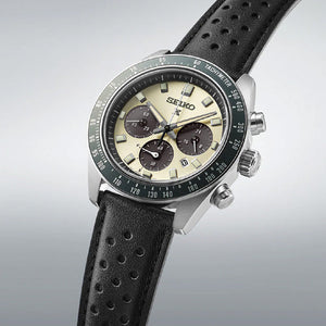 Seiko Prospex ‘Racing Sports’ Solar Speedtimer Chronograph Cream Dial Men 41.4mm SSC943P1
