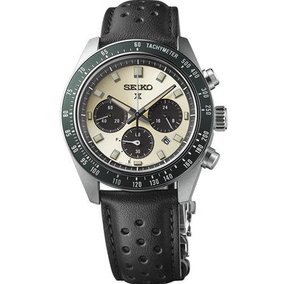 Seiko Prospex ‘Racing Sports’ Solar Speedtimer Chronograph Cream Dial Men 41.4mm SSC943P1