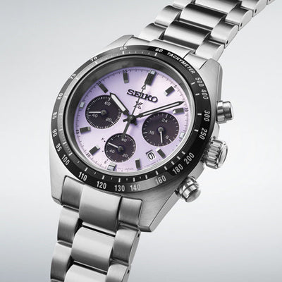 Seiko Prospex Prospex Speedtimer 2025 Tokyo World Athletics Championships Limited Edition Purple Dial Men 39mm SSC955P1