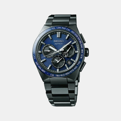 Astron Men Solar Blue Dial Chronograph Limited Edition Watch SSH121J1