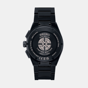Astron Yozakura Cherry Blossom by Night - Limited Edition Men Solar Purple Dial Chronograph Stainless Steel Watch SSH171J1