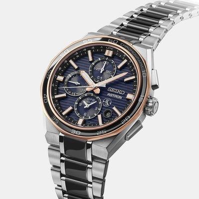 Astron GPS Solar Dual-Time Chronograph Limited Edition Men Watch SSH180J1