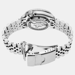 5 Sports Men Automatic White Dial Analog Stainless Steel Watch SSK033K1