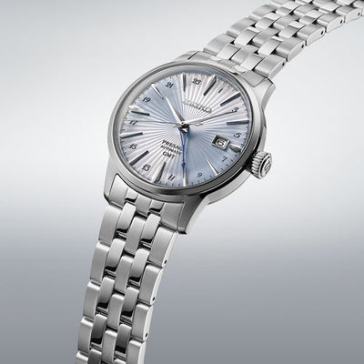 Seiko Presage Cocktail GMT Ice Blue Dial Ice Blue Dial Men 40.5mm SSK037J1