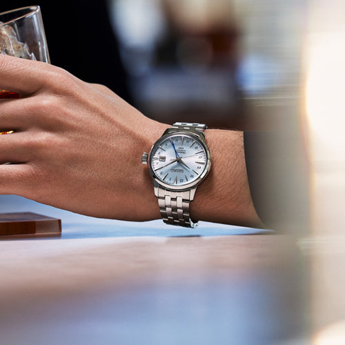 Seiko Presage Cocktail GMT Ice Blue Dial Ice Blue Dial Men 40.5mm SSK037J1