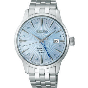 Seiko Presage Cocktail GMT Ice Blue Dial Ice Blue Dial Men 40.5mm SSK037J1