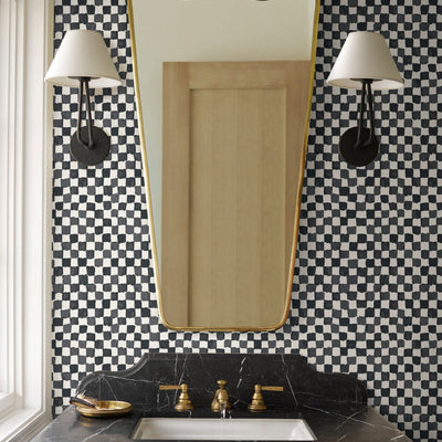 Checkerboard Wallpaper by Sarah Sherman Samuel