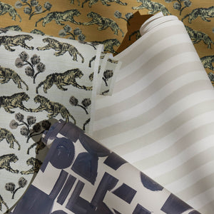 Painterly Stripe Wallpaper by Sarah Sherman Samuel