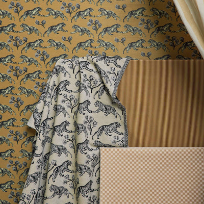 Hi-Lo Checker Velvet Fabric by Sarah Sherman Samuel