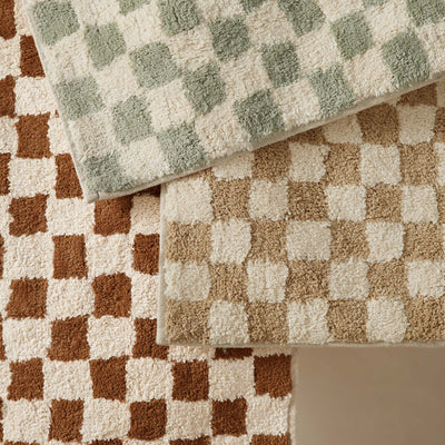Checkerboard Bath Mat by Sarah Sherman Samuel