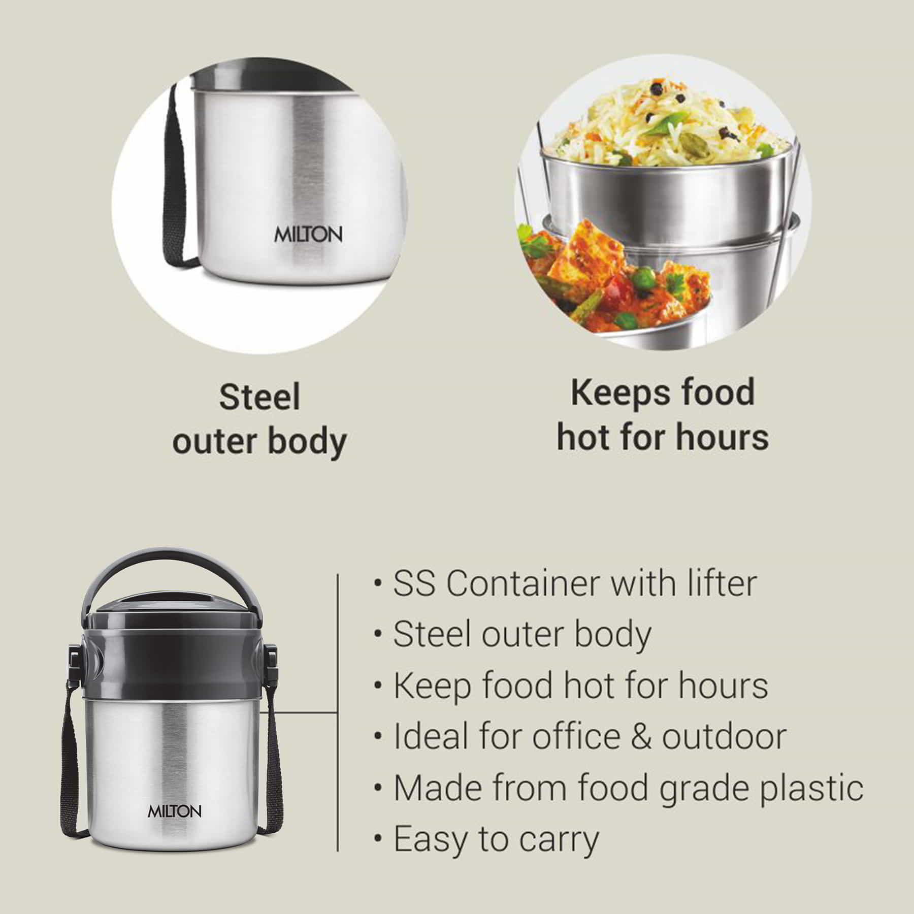 Steel On Lunchbox (Milton)