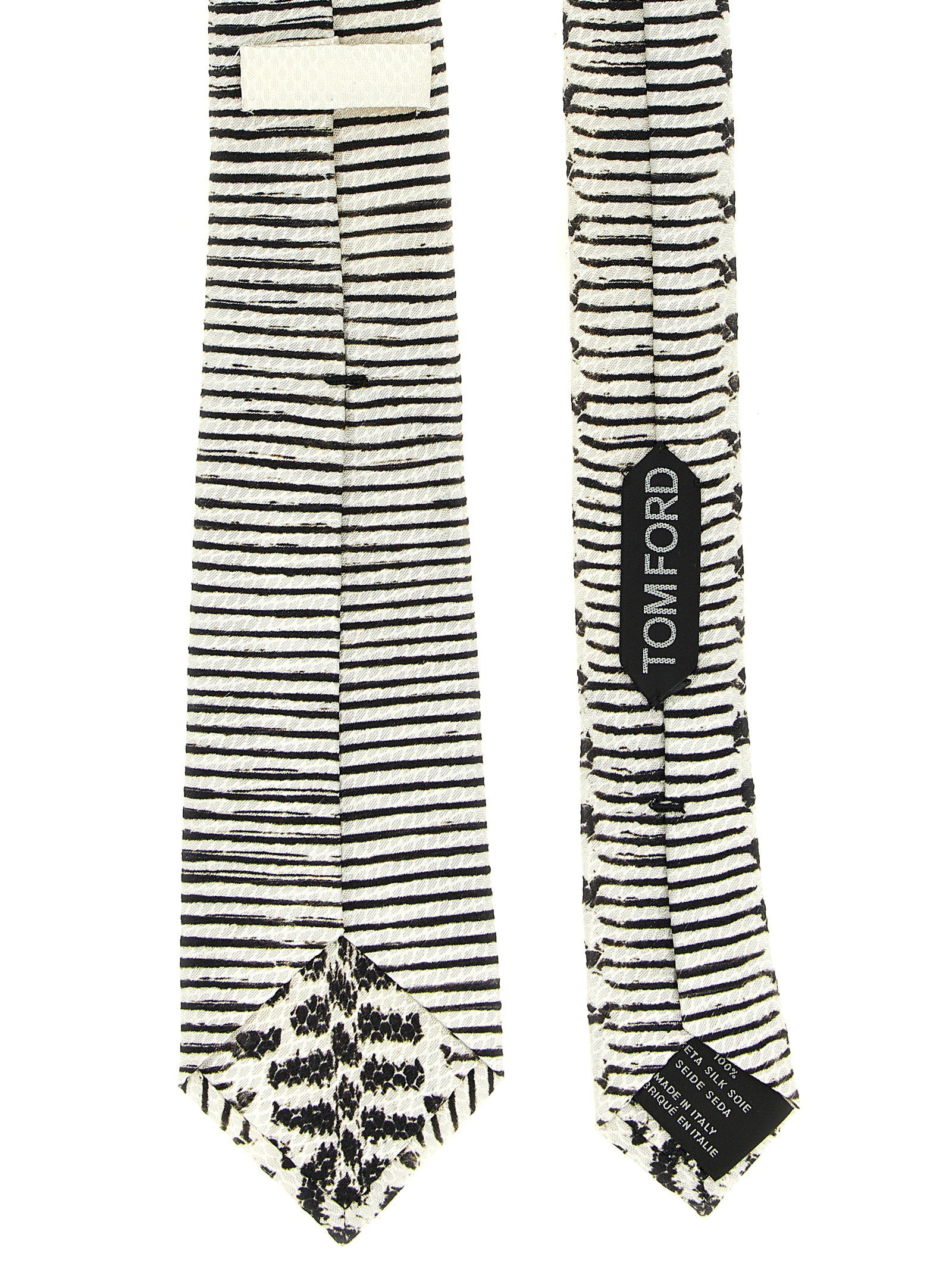 Tom Ford Snake Print Tie Tie