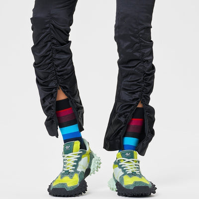 Happy Socks Unisex Stripe Design Crew Length Socks for Women and Men