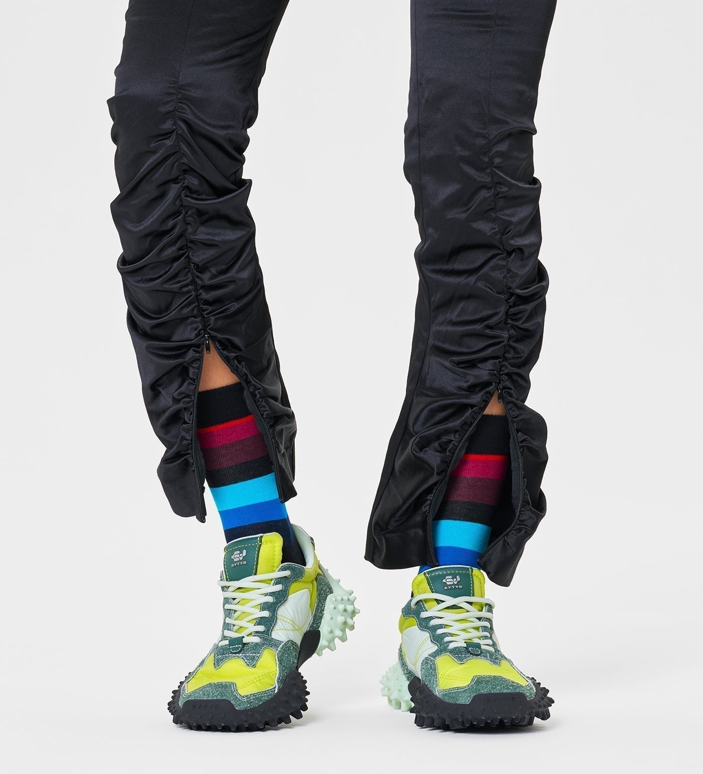 Happy Socks Unisex Stripe Design Crew Length Socks for Women and Men