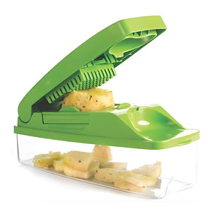 Super Mom 14 in One Unbreakable ABS Body Nicer Dicer | Green