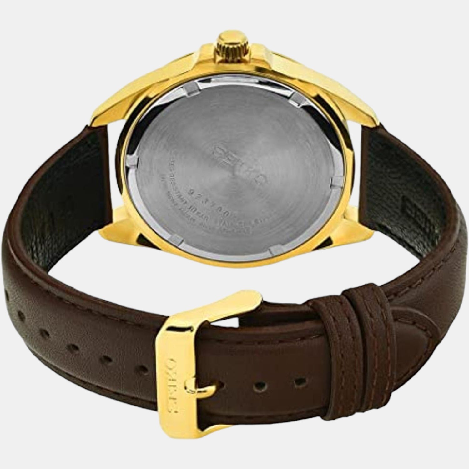 Dress Men Quartz White Dial Analog Leather Watch SUR216P1