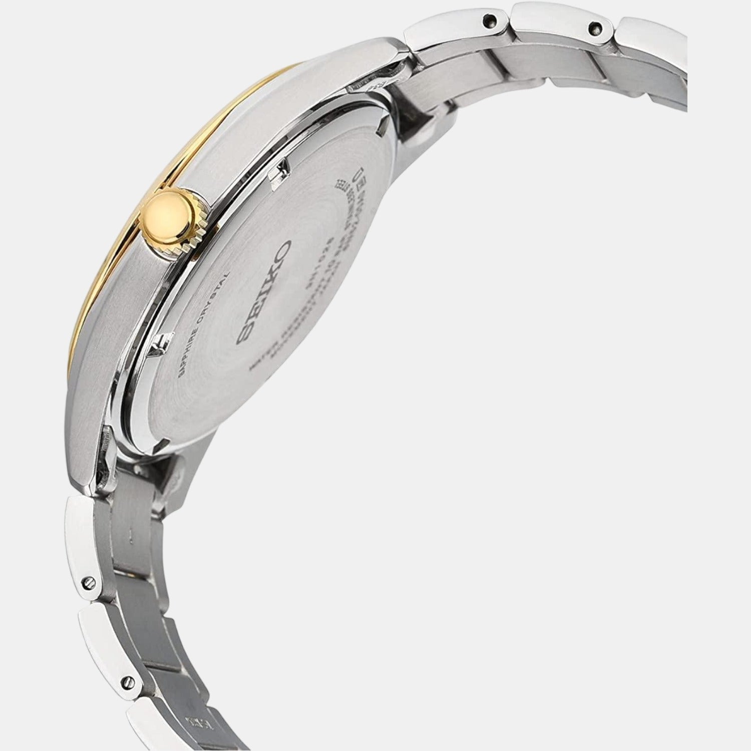Dress Men Quartz White Dial Analog Stainless Steel Watch SUR312P1