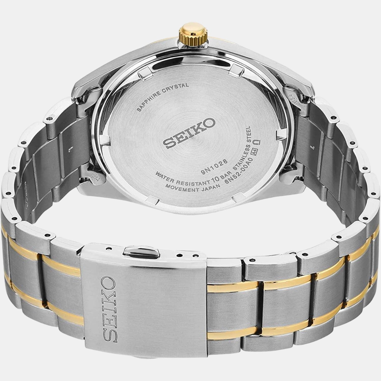 Dress Men Quartz White Dial Analog Stainless Steel Watch SUR312P1