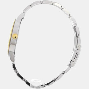 Dress Men Quartz White Dial Analog Stainless Steel Watch SUR402P1