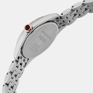 Dress Women Quartz White Dial Analog Stainless Steel Watch SUR542P1