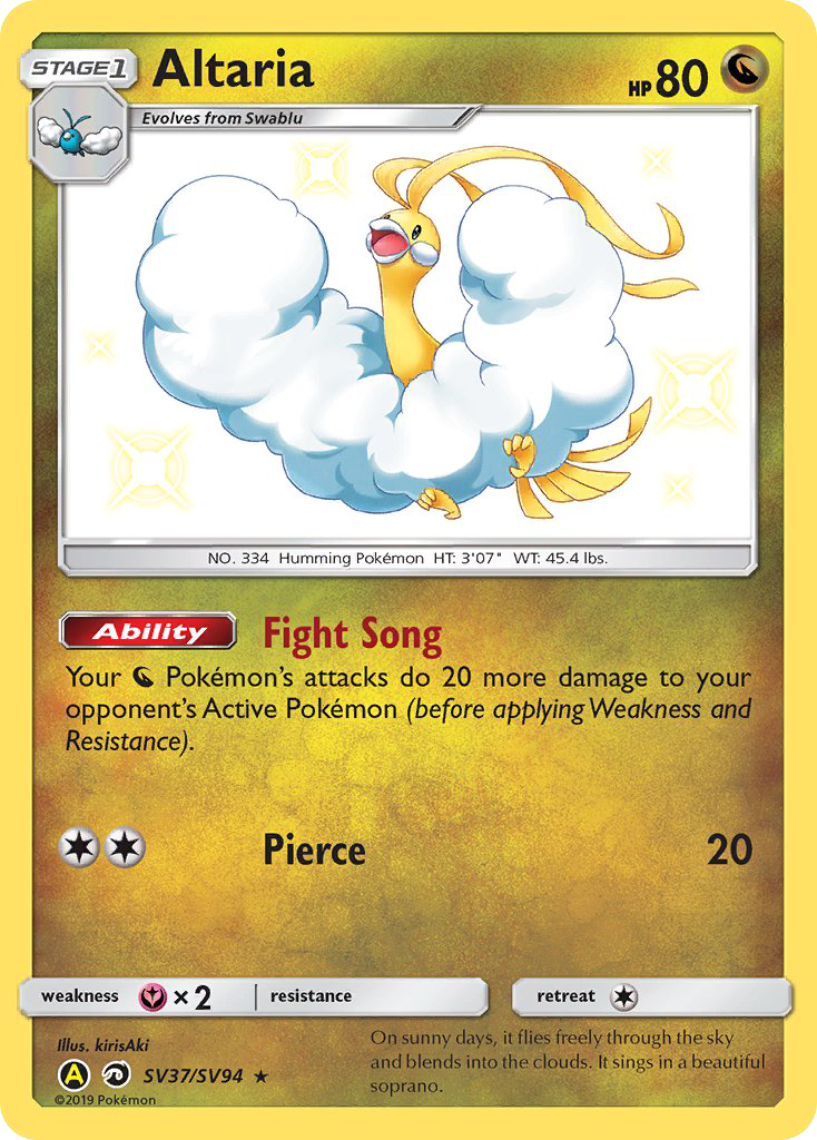 Altaria - SV37/SV94 - Rare Holo