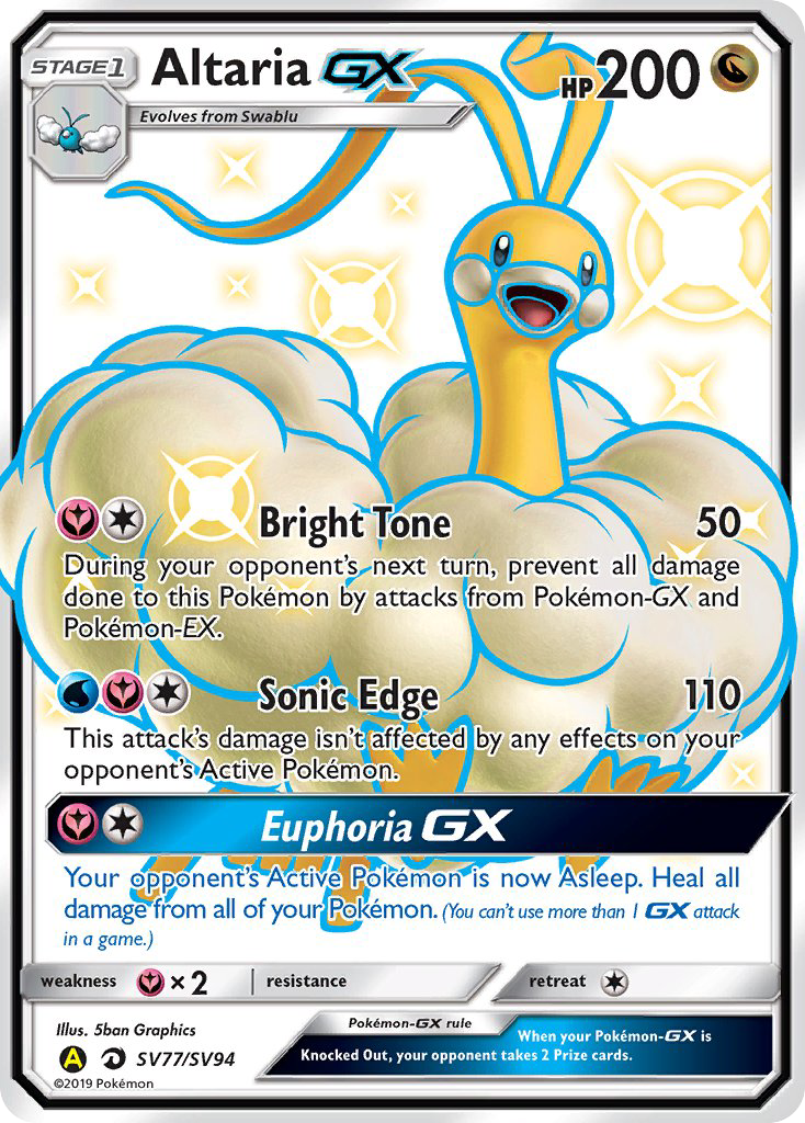 Altaria-GX - SV77/SV94 - Rare Ultra