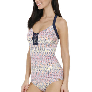Halter Neck One Piece - Ethnic T Pr