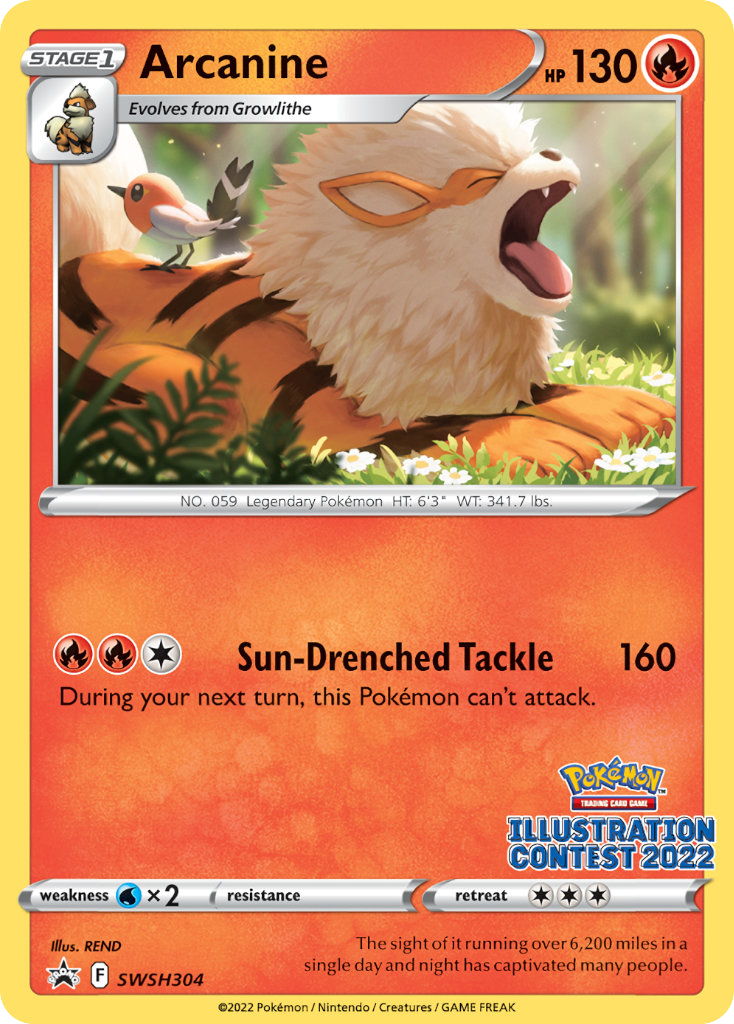 Arcanine - SWSH304 - Promo