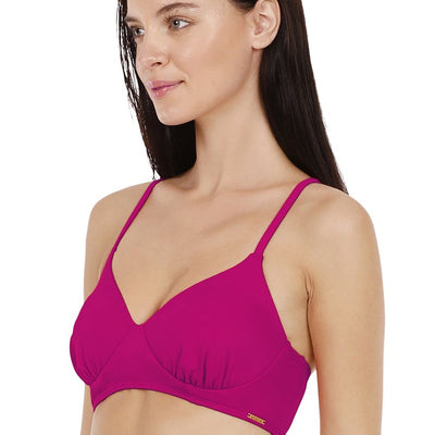 Slip On Racerback Swim Top - Cherry Pink