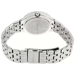 Casio Sheen White Dial Women 44mm