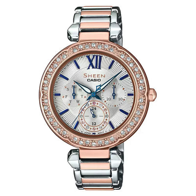 Casio Sheen Silver Dial Women 36mm