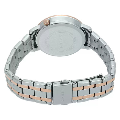 Casio Sheen White Dial Women 34mm