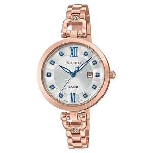 Casio Sheen Silver Dial Women 30mm