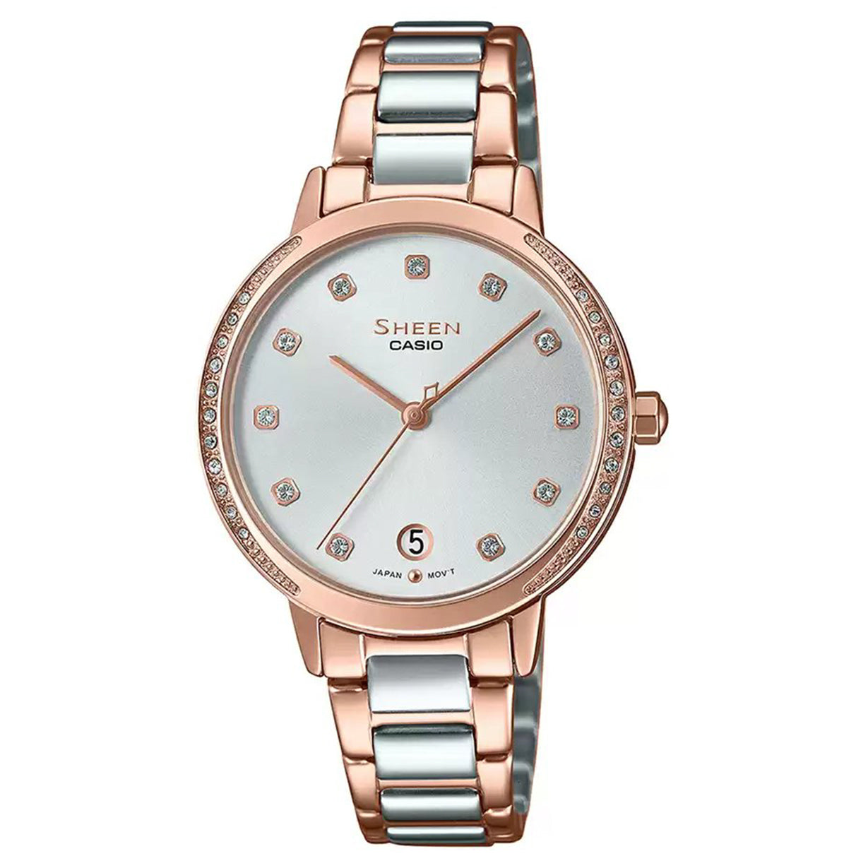 Casio Sheen Silver Dial Women 32mm