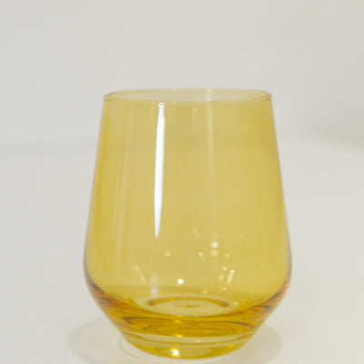 Estelle Colored Wine Stemless - Set of 6 {Custom Set}