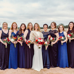 Colorful Winter Wedding