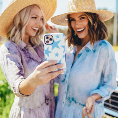 Stars Align | Blue & White Stars Samsung Case