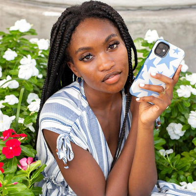 Stars Align | Blue & White Stars Samsung Case