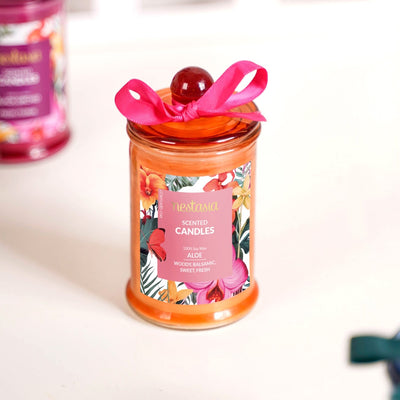 Aroma Quartet Scented Candle Set Of 4 With Gift Box