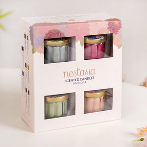 Tropical Wellness Scented Candle Set Of 4