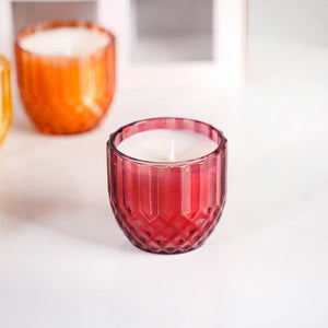 Citrus And Spice Scented Candle Set Of 4