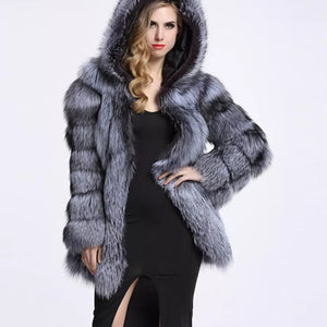 Winter Jacket Women Fashion Thick Warm Faux Fur Jackets