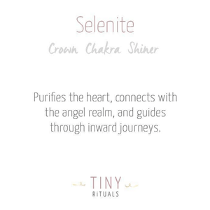 Selenite Chakra Pendulum